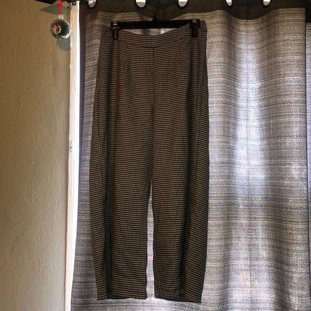 Black and White Trousers